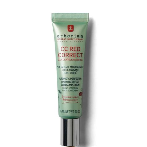 erborian cc red correct cream.